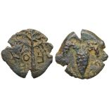 Judaea, Bar Kokhba Revolt. Æ Small Bronze (2.15 g), 132-135 CE. VF