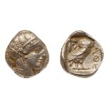 Attica. Athens. Silver Tetradrachm (17.19g), ca. 440-404 BC