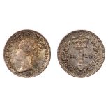Great Britain. Silver Penny, 1845. UNC