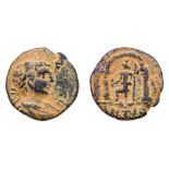 Judaea City Coinage. Samaria, Antipatris. Elagabalus. Æ (4.10 g), AD 218-222. VF