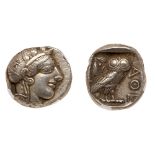 Attica. Athens. Silver Tetradrachm (17.2g), ca. 440-404 BC