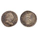 Great Britain. Threepence, 1772. UNC