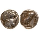 Attica. Athens. Silver Tetradrachm (17.16g), ca. 440-404 BC