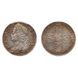 Great Britain. Shilling, 1758. PCGS AU58