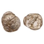 Attica, Athens. Silver Tetradrachm (17.18 g), ca. 454-404 BC