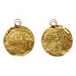 Germany. Gold Religious Medal, ND (C.1750). EF