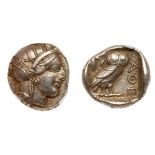 Attica. Athens. Silver Tetradrachm (17.18g), ca. 440-404 BC