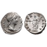 Sabina. Silver Denarius (3.08 g), Augusta, AD 128-136/7. EF