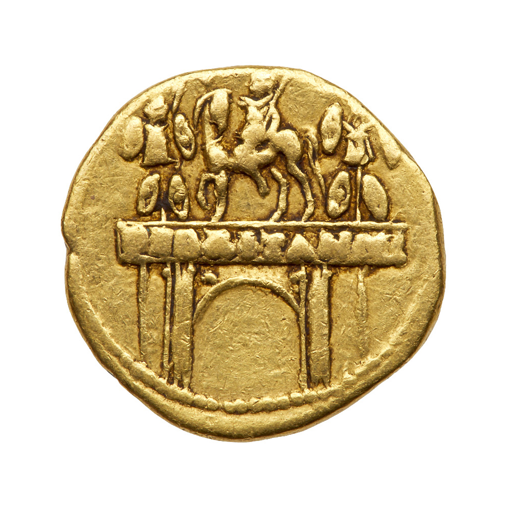 Claudius. Gold Aureus, AD 41-54. F - Image 3 of 3