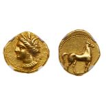 Carthage. Gold Stater (9.22g), ca. 350-320 BC