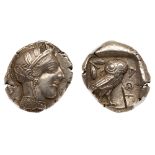 Attica. Athens. AR Tetradrachm (16.63g), ca. 440-404 BC