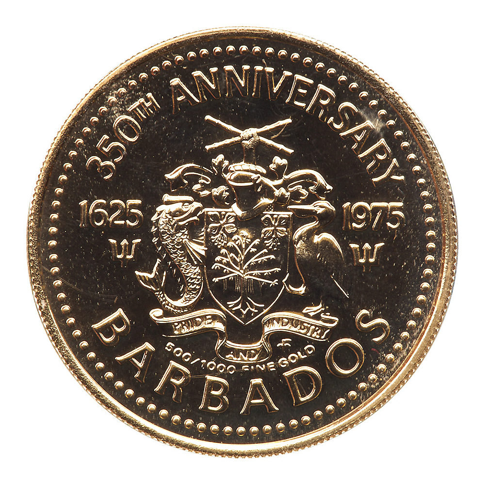 Barbados. 100 Dollars, 1975. BU - Image 3 of 3