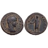 Phillip II, AD 247-249. AE 21 (8.89 g) as Caesar. VF