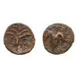 Judaea, Bar Kokhba Revolt. Æ Medium Bronze (8.46 g), 132-135 CE. VF