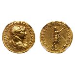 Trajan, AD 98-117. Gold Aureus (7.11g)