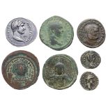 7-piece lot of Roman and Byzantine Coins