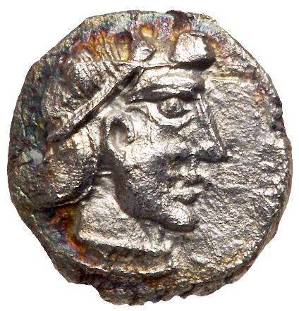 Samaria, Achaemenid Period. Silver Obol (0.73 g), ca. 375-333 BC. EF - Image 2 of 3