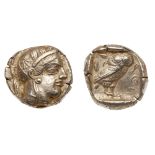 Attica. Athens. Silver Tetradrachm (17.19g), ca. 440-404 BC