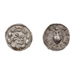 Judaea, Bar Kokhba Revolt. Silver Zuz (3.37 g), 132-135 CE. VF