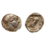 Attica. Athens. Silver Tetradrachm (17.21g), ca. 440-404 BC