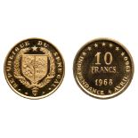 Tunisia. 5 and 10 Dinars, 1967. PF