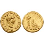 Vespasian. Gold Aureus (7.05 g), AD 69-79. EF