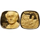 Israel. Judaica, Jewish-American Hall of Fame Medal, 1985. MS