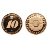 Israel. 10 New Sheqalim, 1994. PF