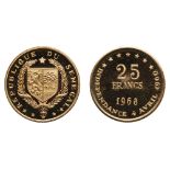 Sénégal. 10 Francs and 25 Francs, 1968. PF