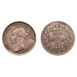 Great Britain. Silver Penny, 1854. UNC