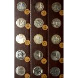 Israel. Lot of 14, 37 mm. plus 32, 35 mm. plus 8 Smaller Silver State Medals