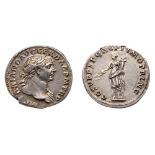 Trajan. Silver Denarius (3.51 g), AD 98-117. EF