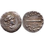 Macedonia, under Roman rule. First Meris. Silver Tetradrachm (16.94 g), ca. 167-148 BC. VF