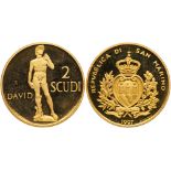 San Marino. 2 Scudi, 1997-R. PF