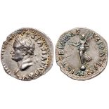 Vespasian. Silver Denarius (3.55 g), AD 69-79. EF