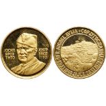 Yugoslavia. Commemorative Gold Medal, 1973. BU