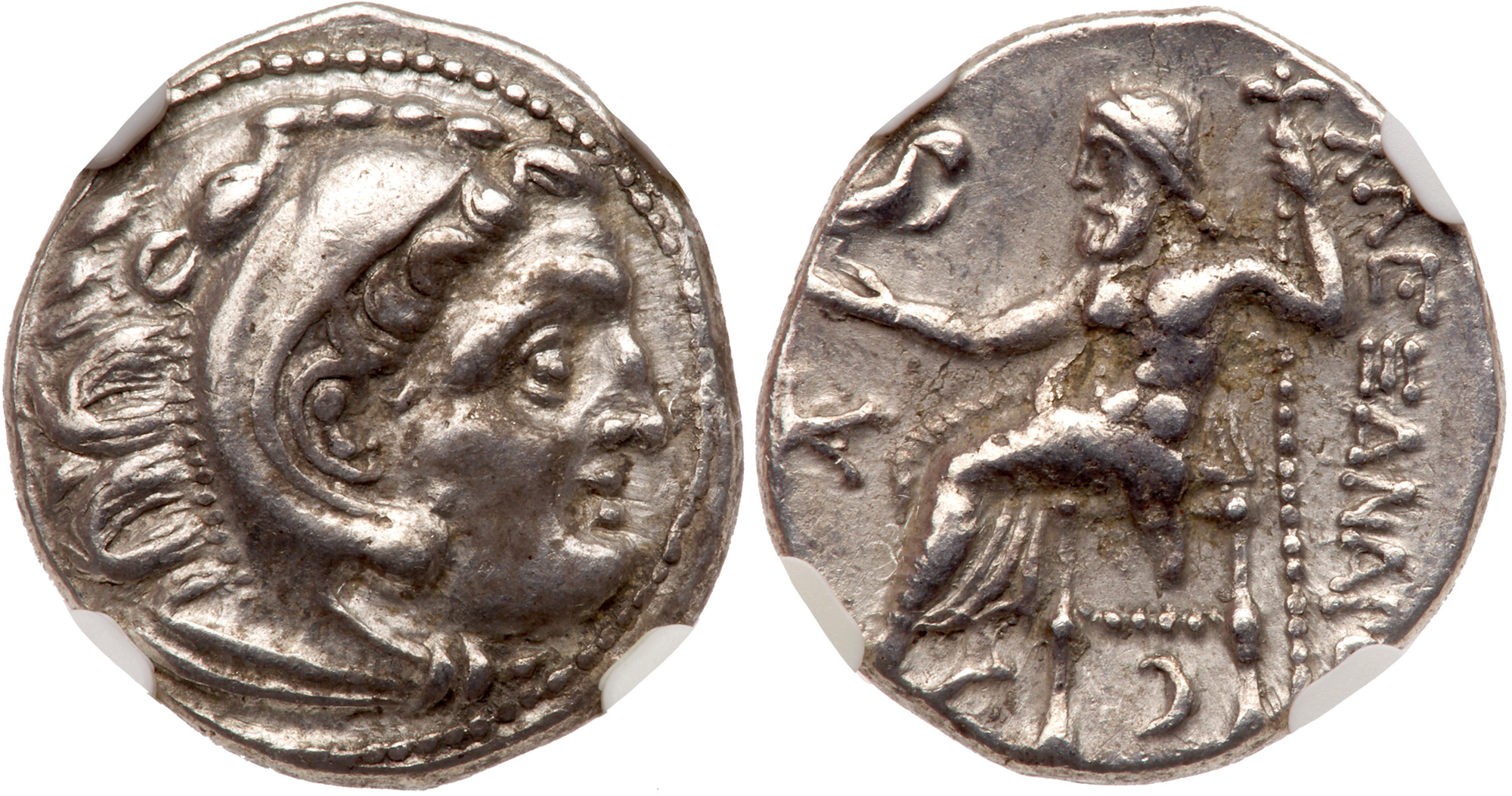 Macedonian Kingdom. Alexander III 'the Great'. Silver Drachm, 336-323 BC