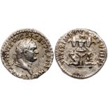 Titus. Silver Denarius (2.89 g), AD 79-81. EF