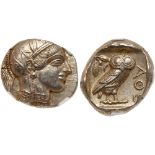 Attica. Athens. Silver Tetradrachm (17.21g), ca. 440-404 BC