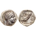 Attica, Athens. Silver Tetradrachm (17.15g), ca. 440-404 BC