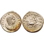 Julia Domna. Silver Antoninianus (5.53 g), Augusta, AD 193-217. EF