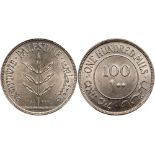 Palestine, 100 Mils, 1934