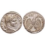 Caracalla. Silver Tetradrachm (12.05 g), AD 198-217. MS