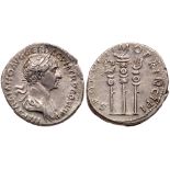 Trajan. Silver Denarius (3.54 g), AD 98-117. EF