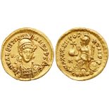 Valentinian III. Gold Solidus (3.40 g), AD 425-455