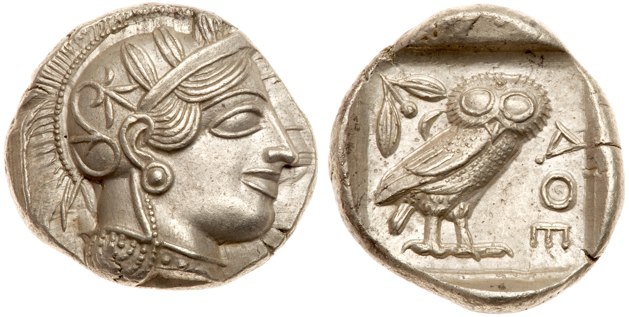 Attica, Athens. Silver Tetradrachm (17.16g), 440-404 BC