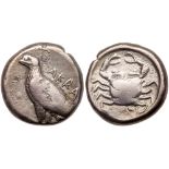 Sicily, Akragas. Silver Didrachm (7.74 g), ca. 495-485 BC. VF