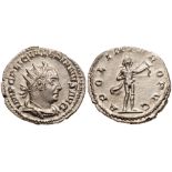 Valerian I. Silver Antoninianus (3.10 g), AD 253-260. MS