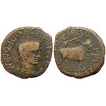 Tiberius. ’ As (11.63 g), AD 14-37. VF