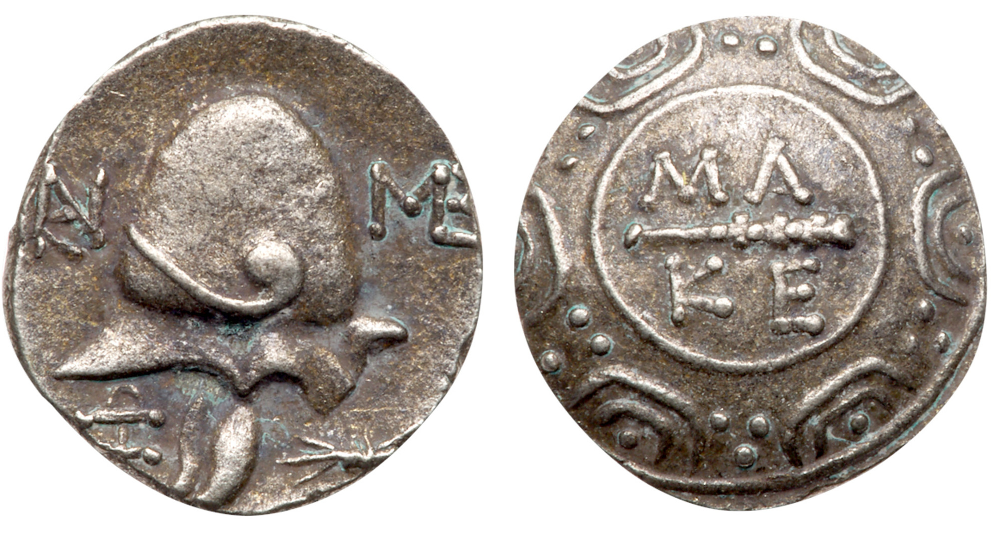 Macedonian Kingdom. Philip V. Silver Tetrobol (2.49 g), 221-179 BC. EF